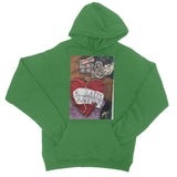 Heart Break College Hoodie - Amja Art