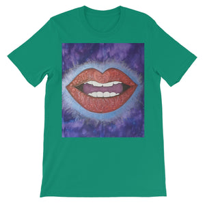 LoveLee Lips All People Short Sleeve T-Shirt - Amja Art