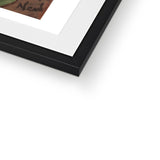 Messages In Your Mud Framed & Mounted Print